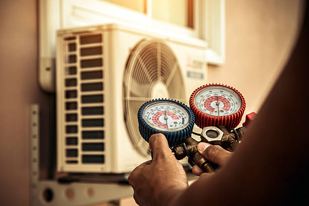 Professional Hvac technician working in Immaculata, PA